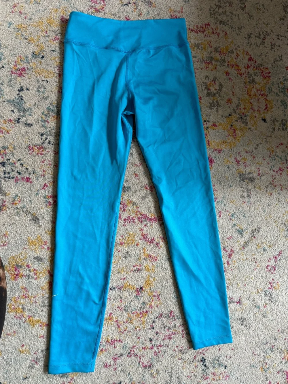 Nike Turquoise High-Rise Kids Leggings